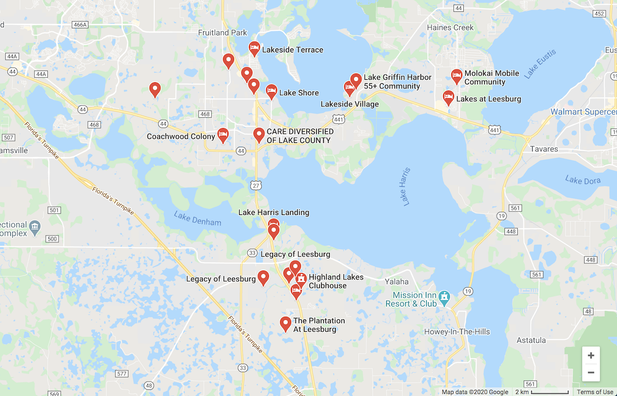 Why Leesburg FL Is Home To Top 55 Living Active Adult Communities Top 55 Communities In Leesburg%2C Florida Map 